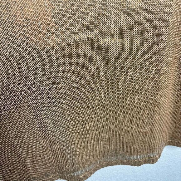 Calvin Klein Womens Sheath Dress Gold Sequined SZ 16 Sleeveless Lined Round Neck - Picture 7 of 13